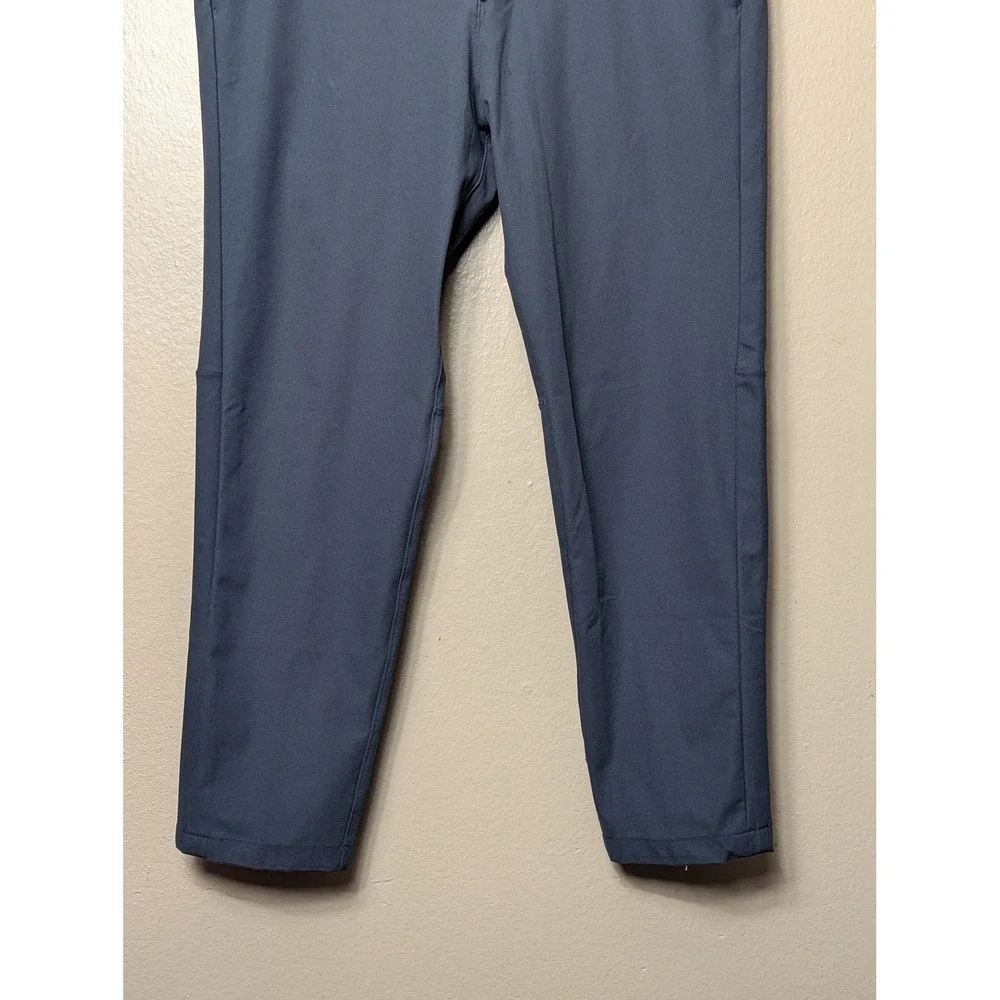 Lululemon Commission Pant Slim Mens 32 Dark Grey Tech Commuter Golf Trousers